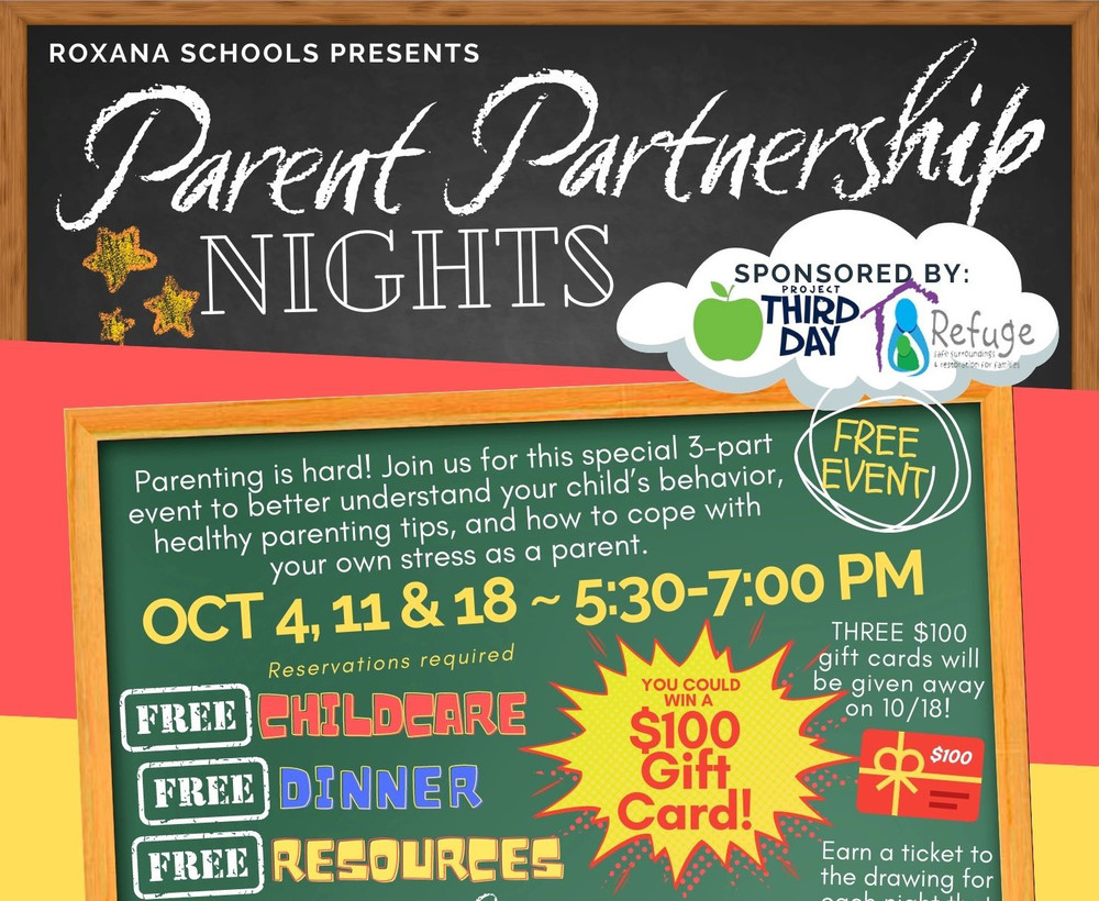 Parent Partnership Nights - Oct 11th & 18th