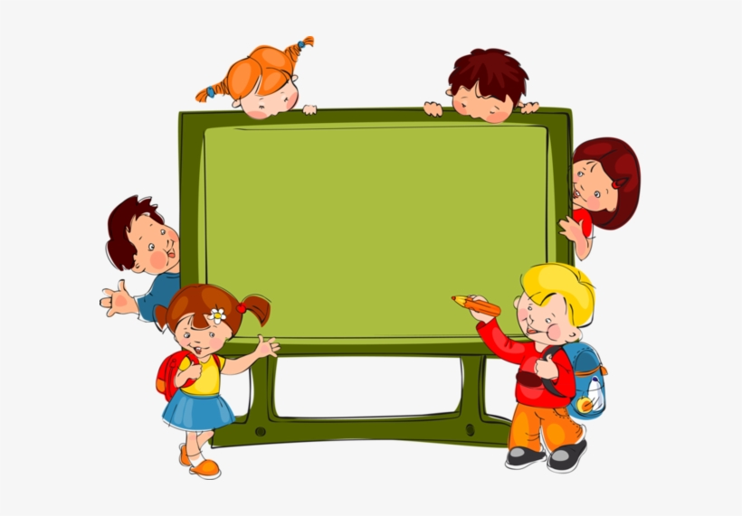 Children working on a whiteboard