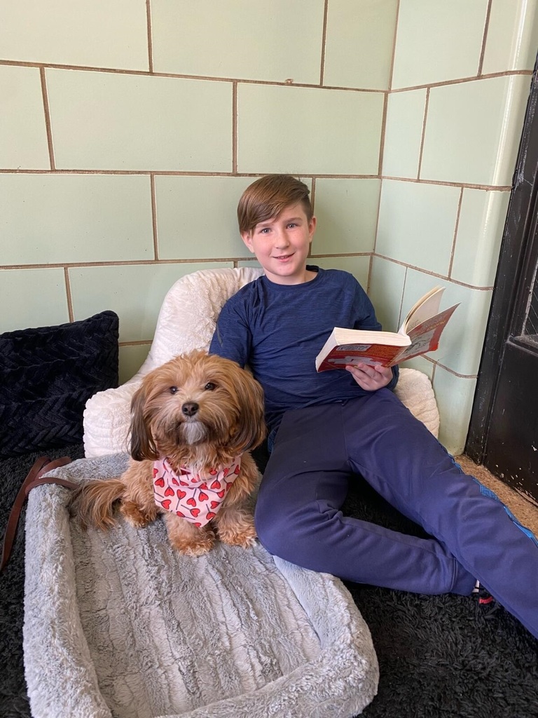 Ruby the Reading Dog